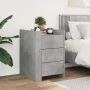 Engineered wood gray concrete bedside table 45x50x65 cm by , Nightstands - Ref: Foro24-848307, Price: 88,49 €, Discount: %
