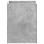 Mesita de noche madera de ingeniería gris hormigón 45x50x65 cm de , Mesitas de noche - Ref: Foro24-848307, Precio: 92,92 €
