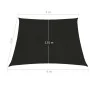 Schwarze HDPE-Segelmarkise 160 g/m² 3/4x3 m von vidaXL, Sonnenschirme - Ref: Foro24-311764, Preis: 32,90 €, Rabatt: %