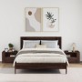 Wall-mounted bedside tables 2 units brown oak color 45x30x35 cm by , Nightstands - Ref: Foro24-848324, Price: 70,45 €, Discou...