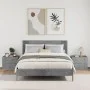 Wall-mounted bedside table set, gray concrete color, 45x30x35 cm by , Nightstands - Ref: Foro24-848332, Price: 79,47 €, Disco...