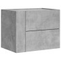 Wand-Nachttisch 2 Stück in Betongrau 45x30x35 cm von , Nachttische - Ref: Foro24-848332, Preis: 73,89 €, Rabatt: %