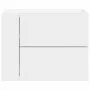 Wall-mounted bedside tables, set of 2, white, 45x30x35 cm by , Nightstands - Ref: Foro24-848326, Price: 83,39 €, Discount: %