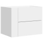 Wandnachttische, 2 Stück, weiß, 45x30x35 cm von , Nachttische - Ref: Foro24-848326, Preis: 76,04 €, Rabatt: %
