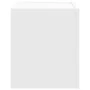 Wall-mounted bedside tables, set of 2, white, 45x30x35 cm by , Nightstands - Ref: Foro24-848326, Price: 83,39 €, Discount: %
