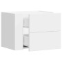 Wandnachttische, 2 Stück, weiß, 45x30x35 cm von , Nachttische - Ref: Foro24-848326, Preis: 76,04 €, Rabatt: %