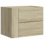 Wall-mounted bedside tables 2 units Sonoma oak 45x30x35 cm by , Nightstands - Ref: Foro24-848330, Price: 78,35 €, Discount: %