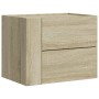 Wand-Nachttische, 2 Stück, Sonoma-Eiche, 45x30x35 cm. von , Nachttische - Ref: Foro24-848330, Preis: 73,66 €, Rabatt: %