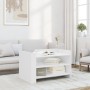 Weißer Couchtisch aus Holzwerkstoff 80x50x50 cm von , Couchtisch - Ref: Foro24-848339, Preis: 62,46 €, Rabatt: %