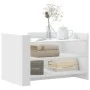 White engineered wood coffee table 80x50x50 cm by , Coffee table - Ref: Foro24-848339, Price: 61,71 €, Discount: %