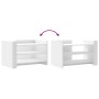Weißer Couchtisch aus Holzwerkstoff 80x50x50 cm von , Couchtisch - Ref: Foro24-848339, Preis: 62,46 €, Rabatt: %