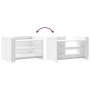 White engineered wood coffee table 80x50x50 cm by , Coffee table - Ref: Foro24-848339, Price: 61,71 €, Discount: %