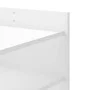 White engineered wood coffee table 80x50x50 cm by , Coffee table - Ref: Foro24-848339, Price: 61,71 €, Discount: %