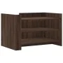 Engineered wood brown oak coffee table 80x50x50 cm by , Coffee table - Ref: Foro24-848345, Price: 64,32 €, Discount: %