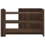 Engineered wood brown oak coffee table 80x50x50 cm by , Coffee table - Ref: Foro24-848345, Price: 64,32 €, Discount: %