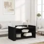 Black engineered wood coffee table 100x50x50 cm by , Coffee table - Ref: Foro24-848347, Price: 71,84 €, Discount: %