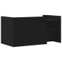 Schwarzer 100x50x50 cm großer Couchtisch aus Holzwerkstoff von , Couchtisch - Ref: Foro24-848347, Preis: 72,71 €, Rabatt: %