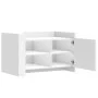Mesa de centro madera de ingeniería blanca 80x50x50 cm de , Mesas de centro - Ref: Foro24-848353, Precio: 66,24 €, Descuento: %