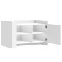 Weißer Couchtisch aus Holzwerkstoff 80x50x50 cm von , Couchtisch - Ref: Foro24-848353, Preis: 67,06 €, Rabatt: %