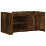 Engineered wood smoked oak coffee table 100x50x50 cm by , Coffee table - Ref: Foro24-848364, Price: 76,42 €, Discount: %