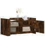 Engineered wood smoked oak coffee table 100x50x50 cm by , Coffee table - Ref: Foro24-848364, Price: 76,42 €, Discount: %