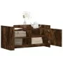 Engineered wood smoked oak coffee table 100x50x50 cm by , Coffee table - Ref: Foro24-848364, Price: 78,80 €, Discount: %