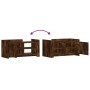 Engineered wood smoked oak coffee table 100x50x50 cm by , Coffee table - Ref: Foro24-848364, Price: 76,42 €, Discount: %