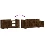 Mesa de centro madera de ingeniería roble ahumado 100x50x50 cm de , Mesas de centro - Ref: Foro24-848364, Precio: 75,58 €, De...