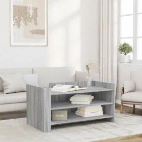 Engineered wood Sonoma gray coffee table 100x50x50 cm by , Coffee table - Ref: Foro24-848351, Price: 74,90 €, Discount: %