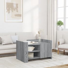 Sonoma gray engineered wood coffee table 80x50x50 cm by , Coffee table - Ref: Foro24-848358, Price: 66,83 €, Discount: %