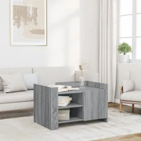 Sonoma gray engineered wood coffee table 80x50x50 cm by , Coffee table - Ref: Foro24-848358, Price: 68,81 €, Discount: %