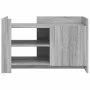 Mesa de centro de madera de ingeniería gris Sonoma 80x50x50 cm de , Mesas de centro - Ref: Foro24-848358, Precio: 66,03 €, De...