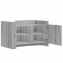 Graue Sonoma-Engineered-Wood-Couchtisch 80x50x50 cm von , Couchtisch - Ref: Foro24-848358, Preis: 66,83 €, Rabatt: %