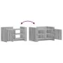 Mesa de centro de madera de ingeniería gris Sonoma 80x50x50 cm de , Mesas de centro - Ref: Foro24-848358, Precio: 66,03 €, De...