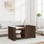 Engineered wood brown oak coffee table 100x50x50 cm by , Coffee table - Ref: Foro24-848366, Price: 77,66 €, Discount: %