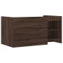 Mitteltisch aus braunem Eichenfurnierholz 100x50x50 cm von , Couchtisch - Ref: Foro24-848366, Preis: 78,60 €, Rabatt: %