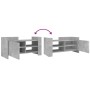 Mueble de TV madera ingeniería gris hormigón 80x35x40 cm de , Muebles TV - Ref: Foro24-848370, Precio: 49,02 €