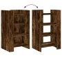 Aparador de madera de ingeniería roble ahumado 45x35x75 cm de , Aparadores - Ref: Foro24-848385, Precio: 52,79 €, Descuento: %