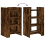 Rauchiger Eichenfurnier-Holzschrank 45x35x75 cm von , Sideboards - Ref: Foro24-848385, Preis: 53,57 €, Rabatt: %