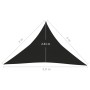 Sail awning HDPE black 160 g/m² 4x4x5.8 m by vidaXL, Umbrellas - Ref: Foro24-311754, Price: 29,23 €, Discount: %