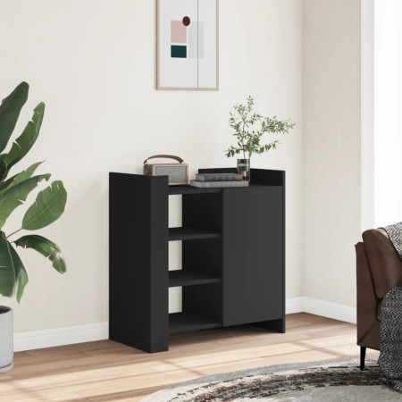 Aparador de madera de ingeniería negro 73,5x35x75 cm de , Aparadores - Ref: Foro24-848403, Precio: 76,16 €, Descuento: %