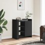 Aparador de madera de ingeniería negro 73,5x35x75 cm de , Aparadores - Ref: Foro24-848403, Precio: 76,16 €, Descuento: %