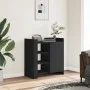 Schwarzer Schrank aus Holzwerkstoff 73,5x35x75 cm von , Sideboards - Ref: Foro24-848403, Preis: 75,00 €, Rabatt: %