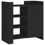 Schwarzer Schrank aus Holzwerkstoff 73,5x35x75 cm von , Sideboards - Ref: Foro24-848403, Preis: 75,00 €, Rabatt: %
