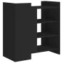 Schwarzer Schrank aus Holzwerkstoff 73,5x35x75 cm von , Sideboards - Ref: Foro24-848403, Preis: 75,00 €, Rabatt: %