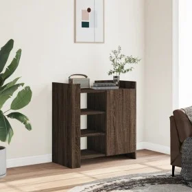 Engineered wood brown oak sideboard 73.5x35x75 cm by , Sideboards - Ref: Foro24-848408, Price: 77,84 €, Discount: %