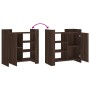 Aparador de madera de ingeniería marrón roble 73,5x35x75 cm de , Aparadores - Ref: Foro24-848408, Precio: 79,36 €, Descuento: %