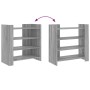 Ingenieurholz-Sideboard in Sonoma-Grau 73,5x35x75 cm von , Sideboards - Ref: Foro24-848393, Preis: 56,54 €, Rabatt: %