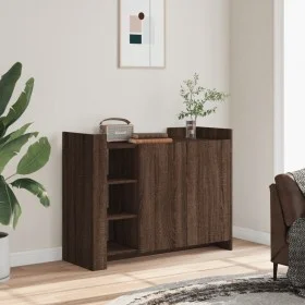 Ingenieurholz-Sideboard in Eichenbraun 100x35x75 cm von , Sideboards - Ref: Foro24-848415, Preis: 102,35 €, Rabatt: %
