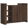 Engineered wood brown oak sideboard 100x35x75 cm by , Sideboards - Ref: Foro24-848415, Price: 102,35 €, Discount: %